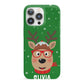 Create Your Own Reindeer Personalised iPhone 13 Pro Full Wrap 3D Snap Case
