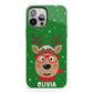 Create Your Own Reindeer Personalised iPhone 13 Pro Max Full Wrap 3D Tough Case