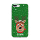 Create Your Own Reindeer Personalised iPhone 7 Plus Bumper Case on Silver iPhone