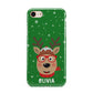 Create Your Own Reindeer Personalised iPhone 8 3D Tough Case on Gold Phone
