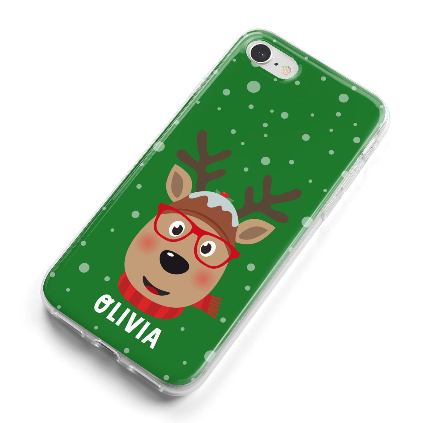 Create Your Own Reindeer Personalised iPhone 8 Bumper Case on Silver iPhone Alternative Image