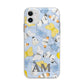 Custom Butterfly Apple iPhone 11 in White with Bumper Case