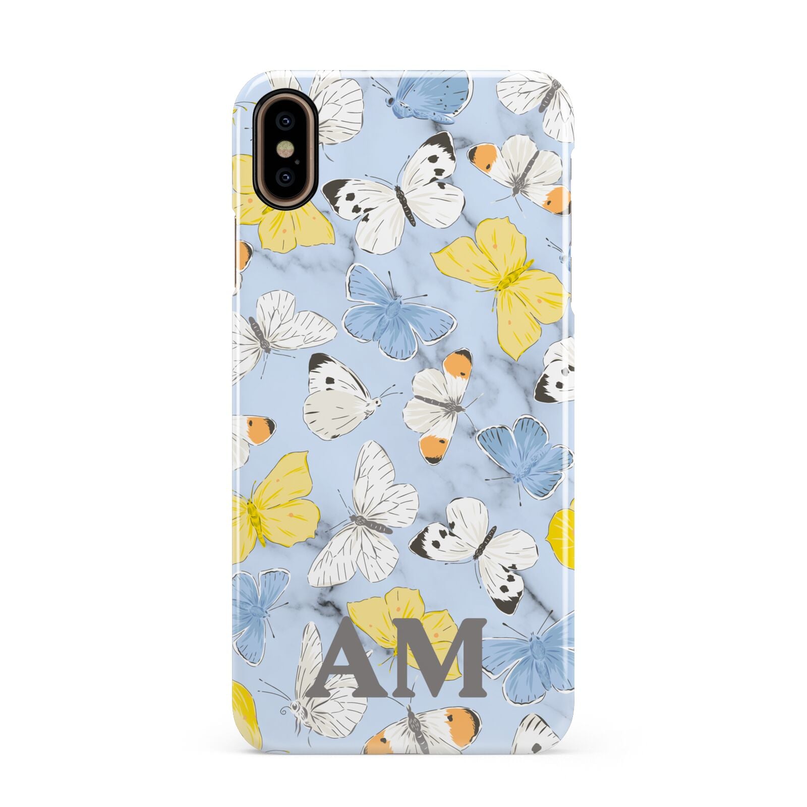 Custom Butterfly Apple iPhone Xs Max 3D Snap Case