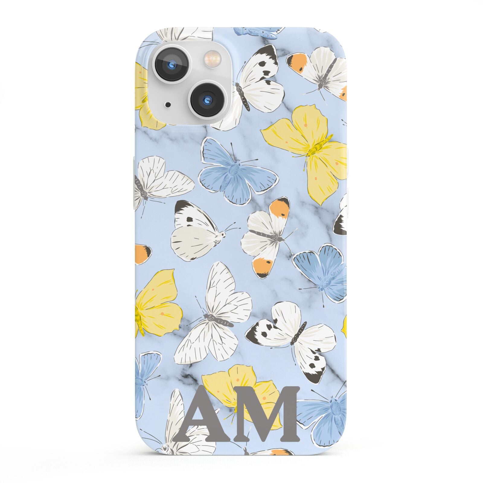 Custom Butterfly iPhone 13 Full Wrap 3D Snap Case