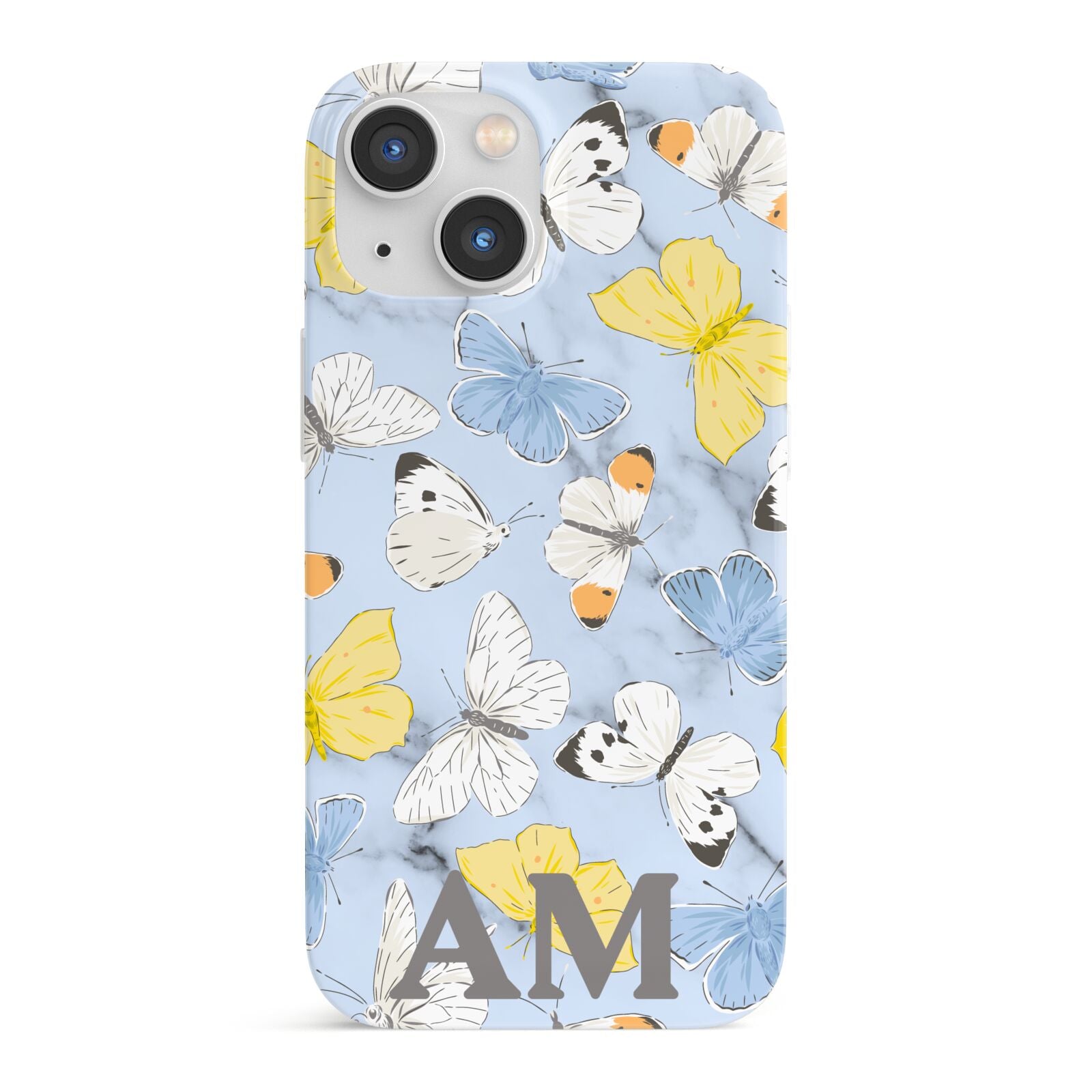 Custom Butterfly iPhone 13 Mini Full Wrap 3D Snap Case