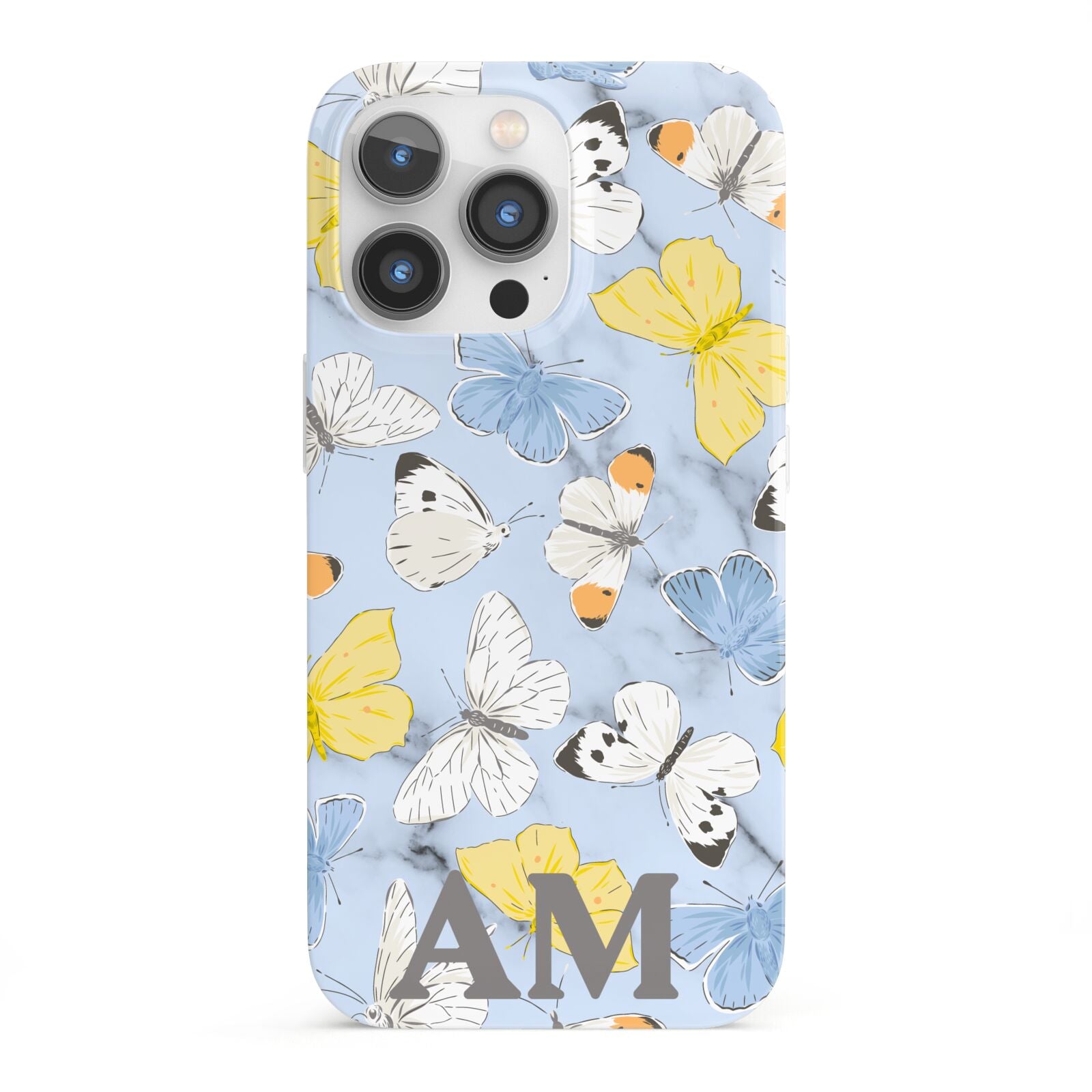 Custom Butterfly iPhone 13 Pro Full Wrap 3D Snap Case