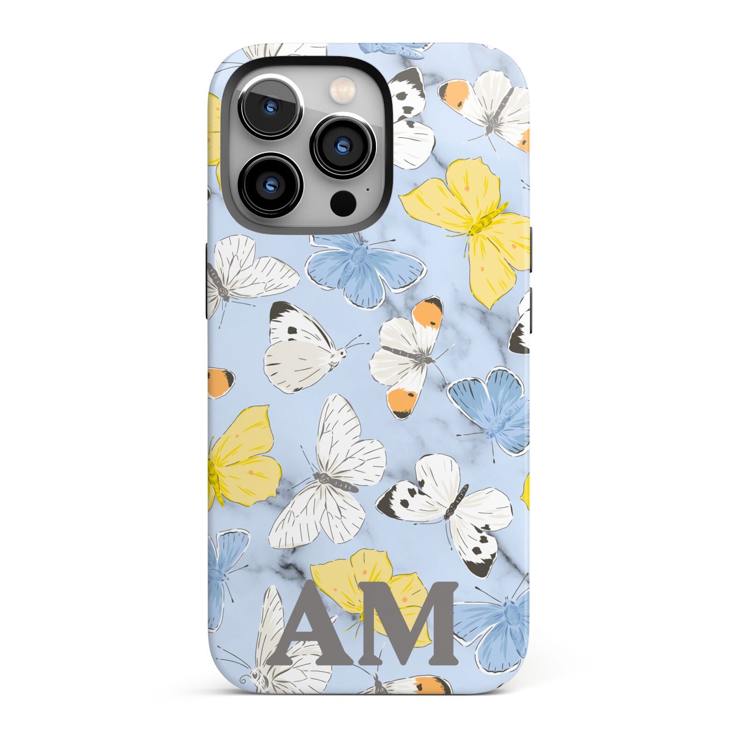 Custom Butterfly iPhone 13 Pro Full Wrap 3D Tough Case