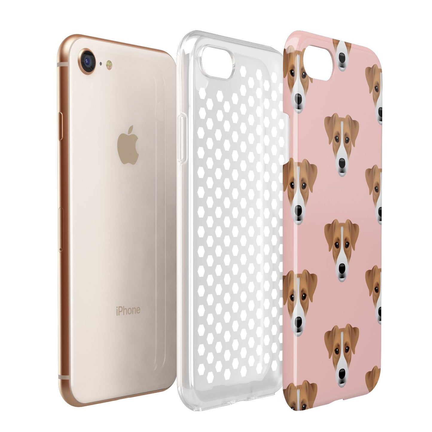 Custom Dog Apple iPhone 7 8 3D Tough Case Expanded View