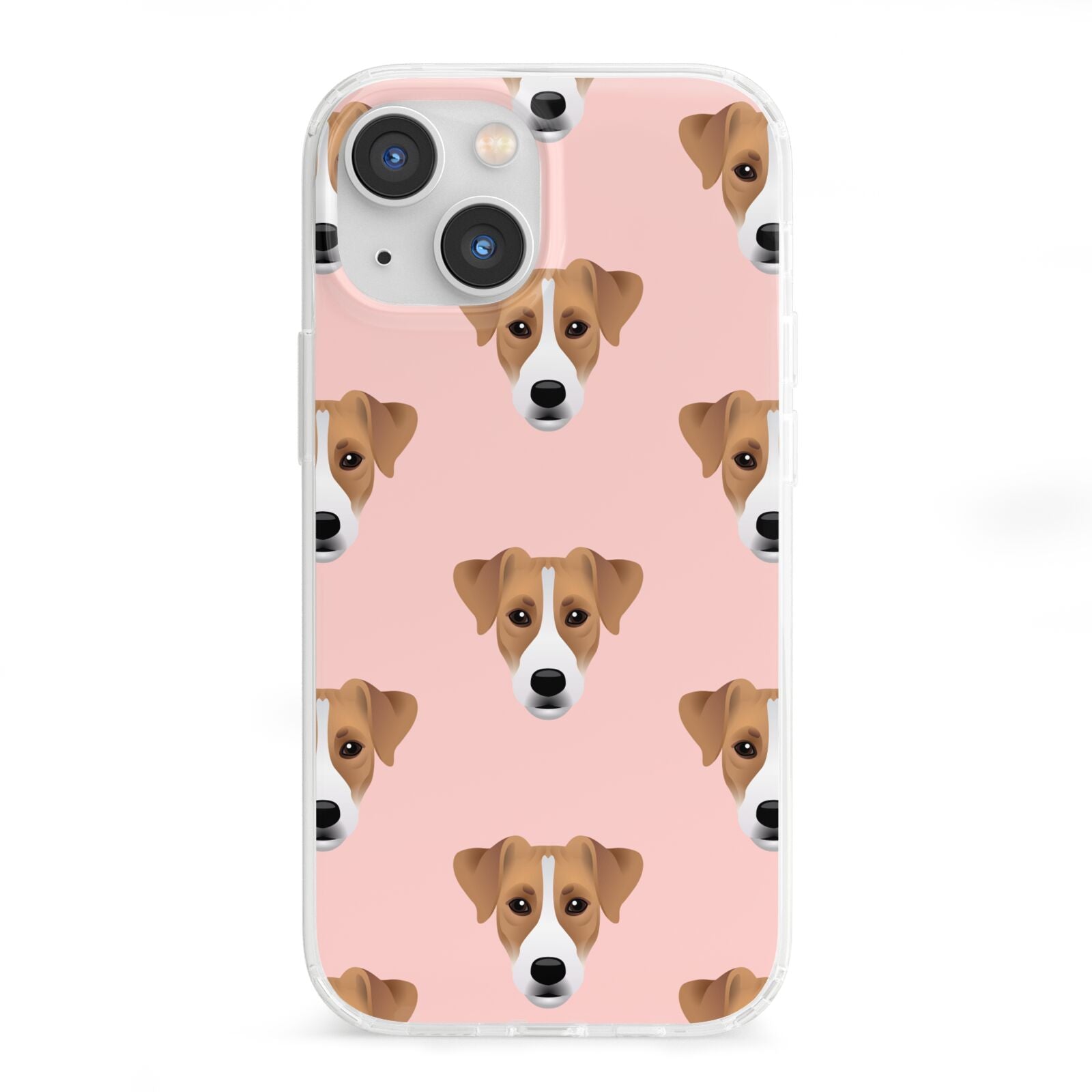 Custom Dog iPhone 13 Mini Clear Bumper Case