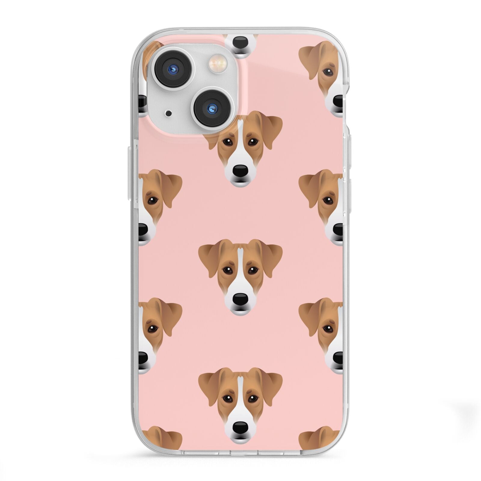 Custom Dog iPhone 13 Mini TPU Impact Case with White Edges