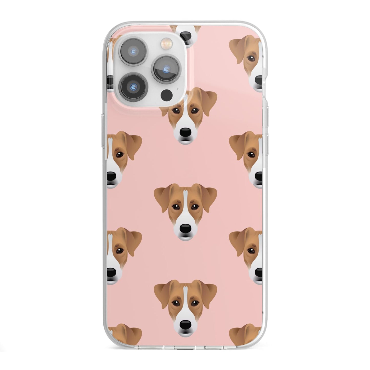 Custom Dog iPhone 13 Pro Max TPU Impact Case with White Edges