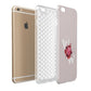 Custom Dual Initial Floral Apple iPhone 6 Plus 3D Tough Case Expand Detail Image