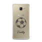 Custom Football Samsung Galaxy A7 2016 Case on gold phone