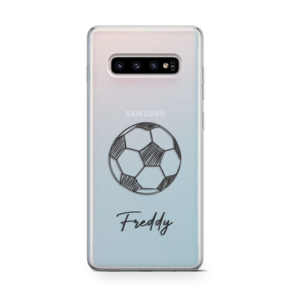 Custom Football Samsung Galaxy S10 Case