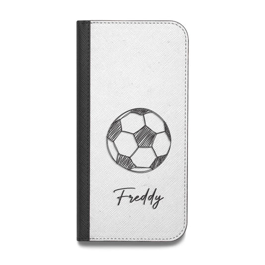 Custom Football Vegan Leather Flip Samsung Case