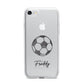 Custom Football iPhone 7 Bumper Case on Silver iPhone