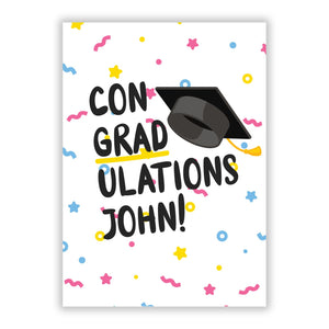 Custom Graduation Greetings Card