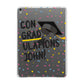 Custom Graduation Apple iPad Grey Case