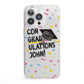 Custom Graduation iPhone 13 Pro Clear Bumper Case