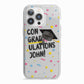 Custom Graduation iPhone 13 Pro TPU Impact Case with White Edges