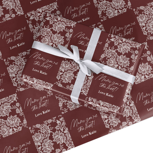 Custom Mothers Day Custom Wrapping Paper