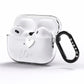 Custom Name Heart AirPods Pro Clear Case Side Image