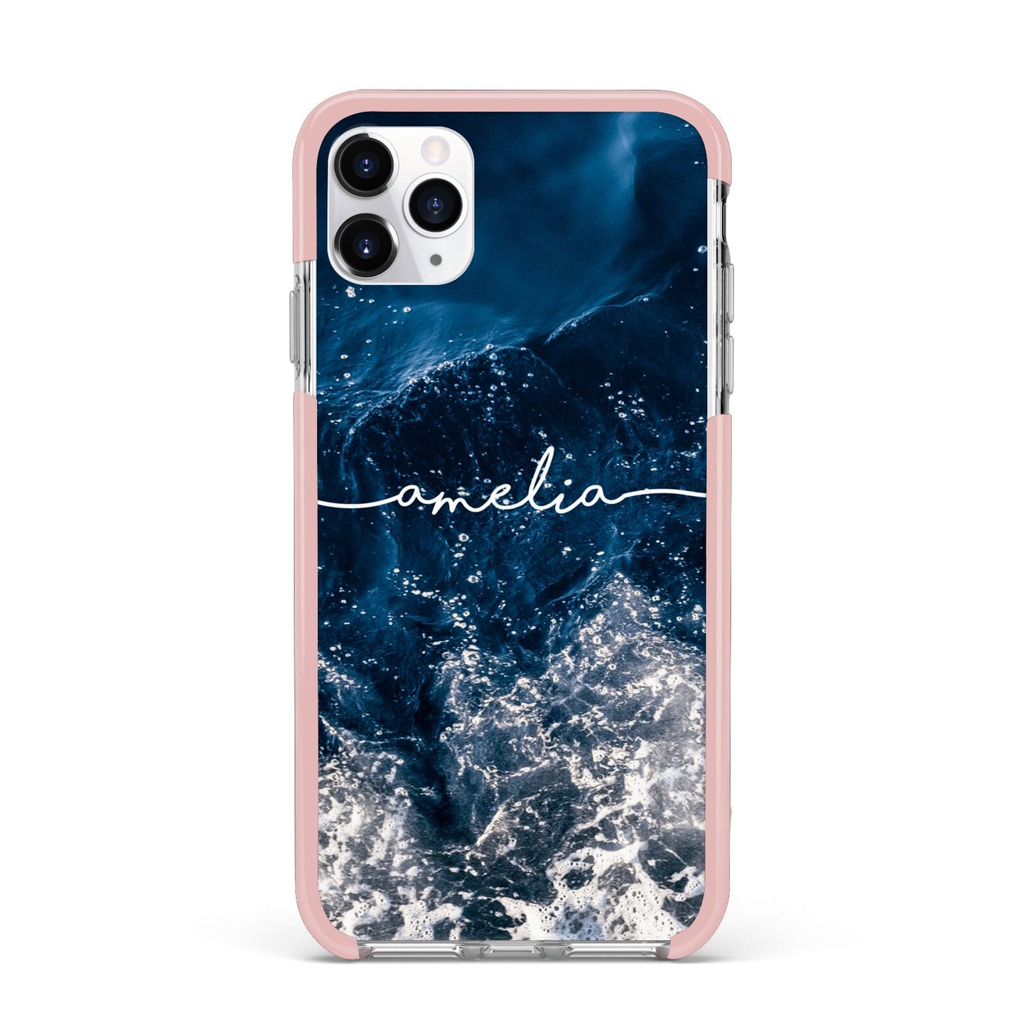 Custom Sea iPhone 11 Pro Max Impact Pink Edge Case