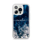 Custom Sea iPhone 14 Pro Clear Tough Case Silver