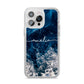 Custom Sea iPhone 14 Pro Max Clear Tough Case Silver