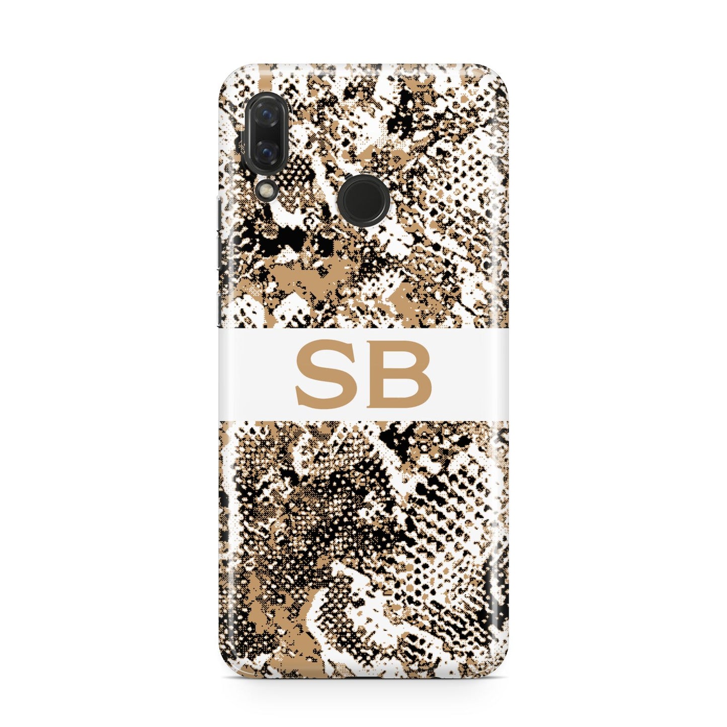 Custom Tan Snakeskin Huawei Nova 3 Phone Case