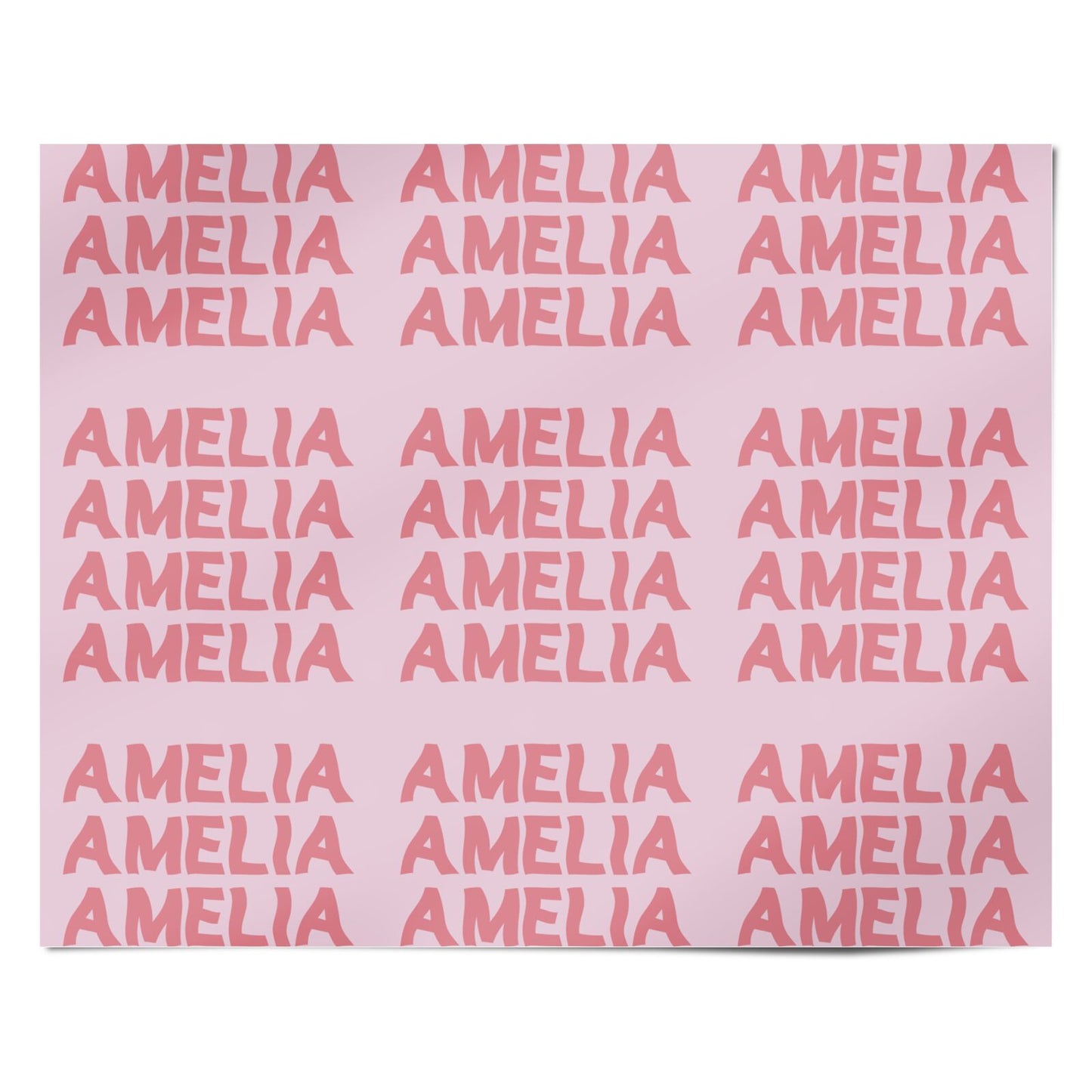 Custom Trippy Name Personalised Wrapping Paper Alternative