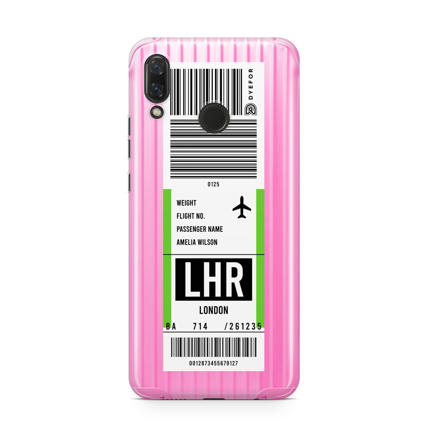Customised Luggage Tag Huawei Nova 3 Phone Case