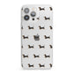 Dachshund iPhone 13 Pro Max Clear Bumper Case