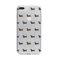 Dachshund iPhone 7 Plus Bumper Case on Silver iPhone
