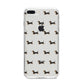 Dachshund iPhone 8 Plus Bumper Case on Silver iPhone