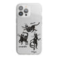 Dancing Cats Halloween iPhone 13 Pro Max TPU Impact Case with White Edges