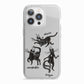 Dancing Cats Halloween iPhone 13 Pro TPU Impact Case with White Edges