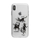 Dancing Cats Halloween iPhone X Bumper Case on Silver iPhone Alternative Image 1