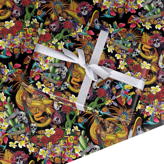 Day of the Dead Custom Wrapping Paper