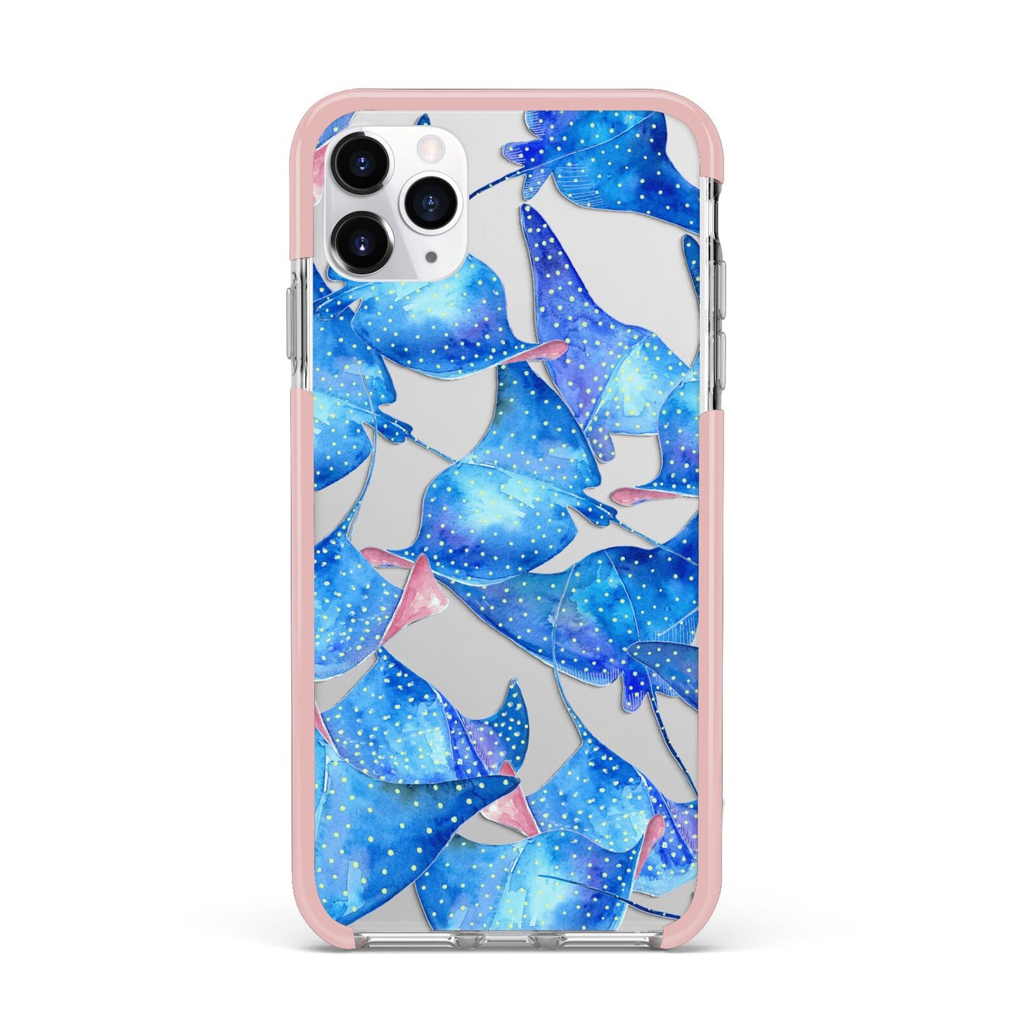 Devil Fish iPhone 11 Pro Max Impact Pink Edge Case