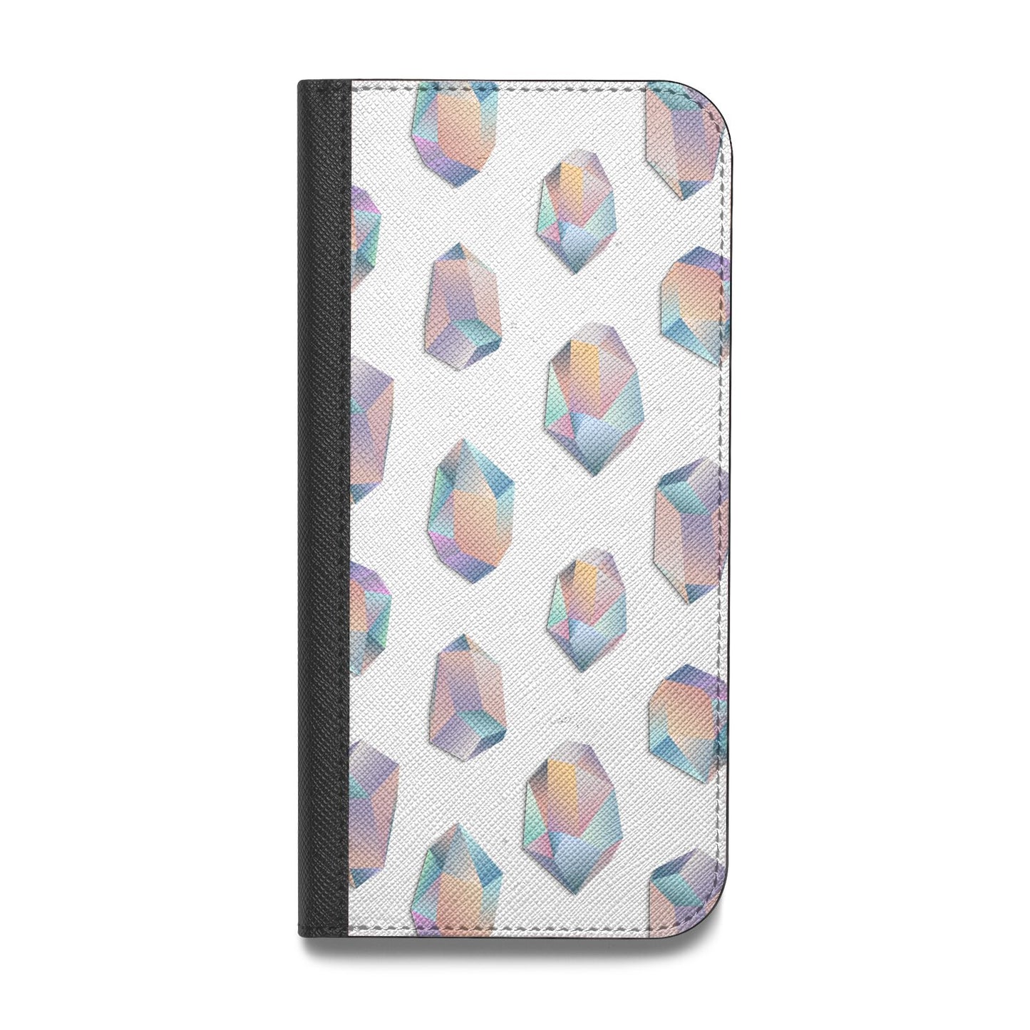 Diamond Vegan Leather Flip Samsung Case