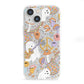 Disco Ghosts iPhone 13 Mini Clear Bumper Case