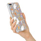Disco Ghosts iPhone 7 Plus Bumper Case on Silver iPhone Alternative Image