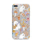 Disco Ghosts iPhone 7 Plus Bumper Case on Silver iPhone