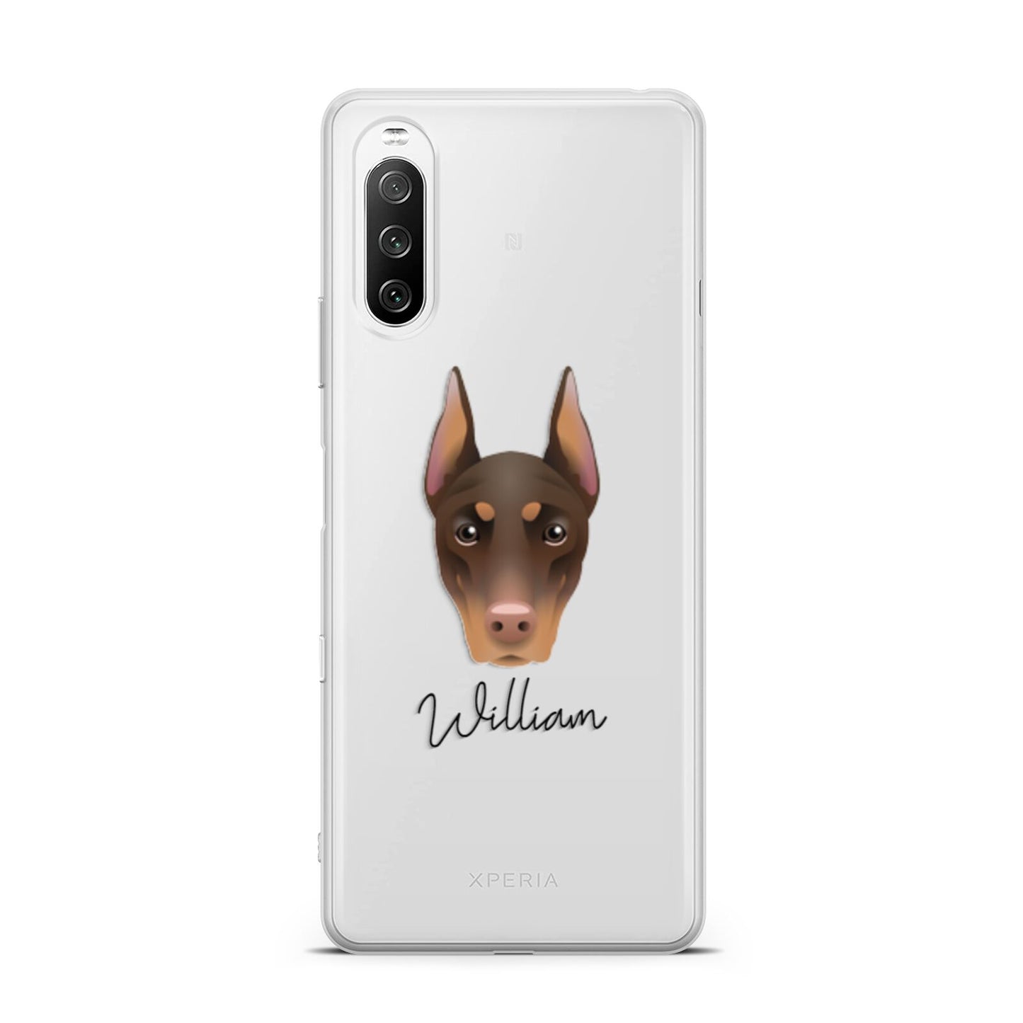 Dobermann Personalised Sony Xperia 10 III Case