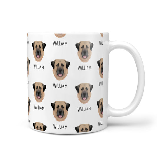 Dog Icon with Name 10oz Mug