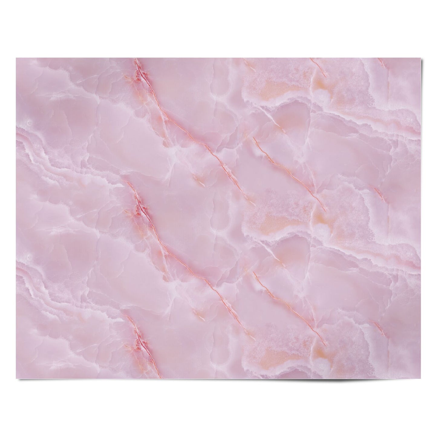 Dreamy Pink Marble Personalised Wrapping Paper Alternative