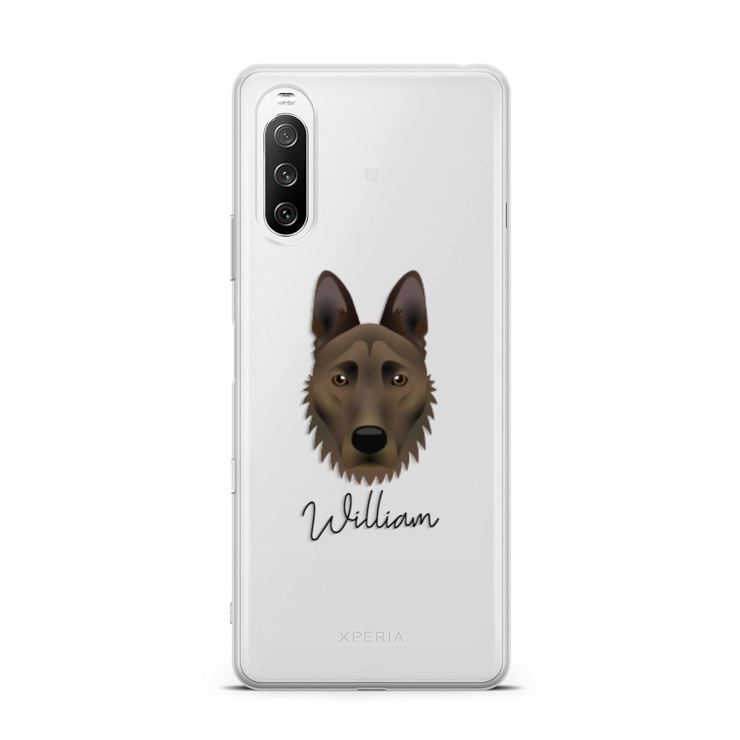 Dutch Shepherd Personalised Sony Xperia 10 III Case