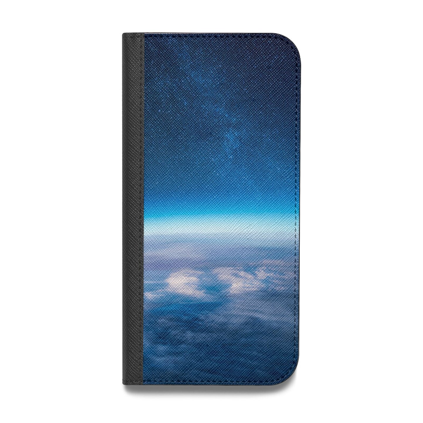Earth In Space Vegan Leather Flip Samsung Case