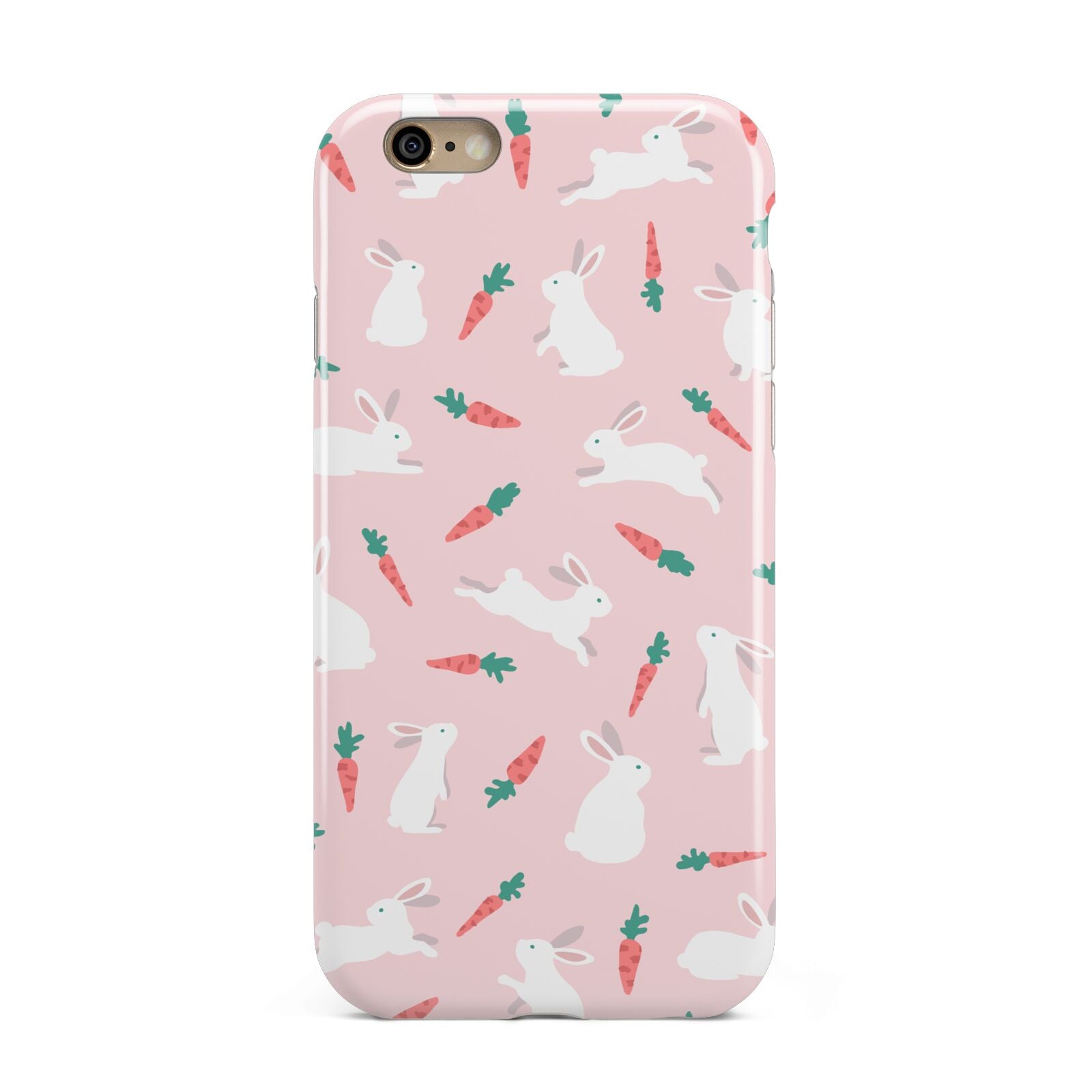 Easter Bunny And Carrot Apple iPhone 6 3D Tough Case